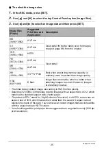 Preview for 25 page of Casio EX-Z22 - EXILIM Digital Camera User Manual