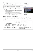 Preview for 47 page of Casio EX-Z22 - EXILIM Digital Camera User Manual