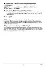 Preview for 75 page of Casio EX-Z22 - EXILIM Digital Camera User Manual