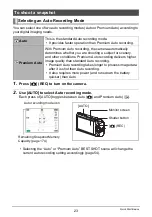 Preview for 23 page of Casio EX-Z2200 - EXILIM Digital Camera User Manual