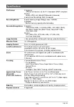 Preview for 176 page of Casio EX-Z2200 - EXILIM Digital Camera User Manual