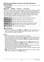 Preview for 67 page of Casio EX Z250 - EXILIM ZOOM Digital Camera User Manual