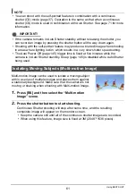 Preview for 61 page of Casio EX-Z270 - EXILIM Digital Camera User Manual