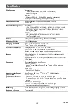 Preview for 176 page of Casio EX-Z270 - EXILIM Digital Camera User Manual