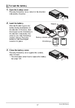 Preview for 17 page of Casio EX-Z29BKEBB - 10 Mp 3X Opt 2.7IN LCD Digital Cam User Manual