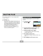 Preview for 1 page of Casio EX-Z3 - 3 Deleting Files Manual