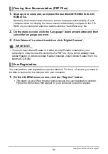 Preview for 94 page of Casio EX-Z33BE - 10.1MP Digital Camera User Manual