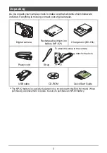 Preview for 2 page of Casio EX-Z35 - EXILIM Digital Camera User Manual