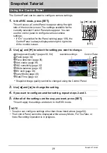 Preview for 29 page of Casio EX-Z35 - EXILIM Digital Camera User Manual