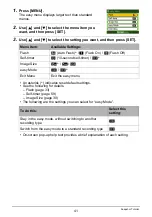 Preview for 41 page of Casio EX-Z35 - EXILIM Digital Camera User Manual