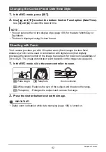 Preview for 42 page of Casio EX-Z35 - EXILIM Digital Camera User Manual