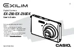 Preview for 1 page of Casio EX-Z60BK User Manual