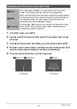 Preview for 36 page of Casio EX-Z650 - EXILIM Digital Camera User Manual