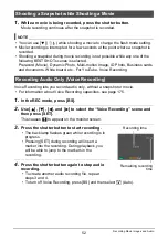 Preview for 52 page of Casio EX-Z650 - EXILIM Digital Camera User Manual