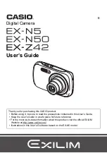 Casio EX-Z790 User Manual preview