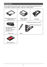 Preview for 2 page of Casio EX-Z790 User Manual