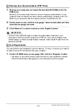 Preview for 113 page of Casio EX Z80 - EXILIM ZOOM Digital Camera User Manual