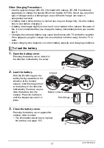 Preview for 17 page of Casio EX-Z800BE User Manual