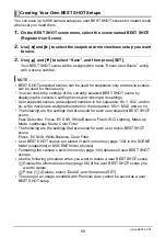 Preview for 58 page of Casio EX-Z800BE User Manual