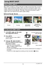 Preview for 70 page of Casio EX-ZR100BK User Manual