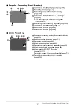 Preview for 12 page of Casio ex-zr50 User Manual