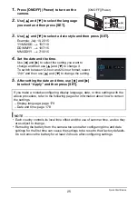 Preview for 25 page of Casio ex-zr50 User Manual