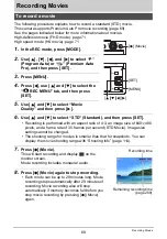 Preview for 68 page of Casio ex-zr50 User Manual