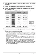 Preview for 72 page of Casio ex-zr50 User Manual