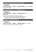 Preview for 106 page of Casio ex-zr50 User Manual