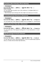 Preview for 112 page of Casio ex-zr50 User Manual