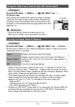 Preview for 113 page of Casio ex-zr50 User Manual