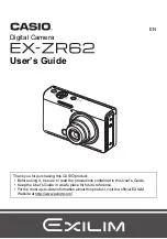 Casio EX-ZR55 User Manual preview