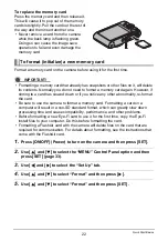 Preview for 22 page of Casio EX-ZS180 User Manual