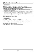 Preview for 62 page of Casio EX-ZS180 User Manual