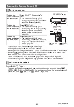 Preview for 24 page of Casio EXH20GBK User Manual