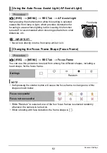 Preview for 62 page of Casio EXH20GBK User Manual