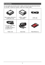 Preview for 2 page of Casio EXILIM EX-FC300S User Manual