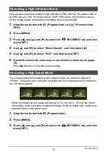 Preview for 73 page of Casio EXILIM EX-FC300S User Manual