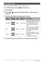 Preview for 49 page of Casio Exilim EX-FR100 User Manual