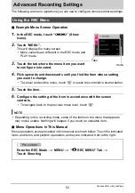 Preview for 52 page of Casio Exilim EX-FR100 User Manual