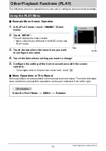 Preview for 70 page of Casio Exilim EX-FR100 User Manual