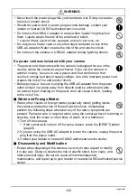 Preview for 120 page of Casio Exilim EX-FR100 User Manual