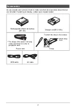 Preview for 2 page of Casio EXILIM EX-H35 User Manual