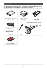 Preview for 2 page of Casio EXILIM EX-H50 User Manual