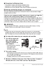 Preview for 84 page of Casio EXILIM EX-H50 User Manual