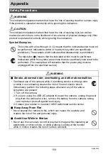 Preview for 103 page of Casio EXILIM EX-H50 User Manual