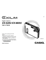 Preview for 1 page of Casio Exilim EX-M20U User Manual