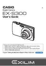 Casio EXILIM EX-S300 User Manual preview