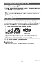 Preview for 45 page of Casio EXILIM EX-S6 User Manual