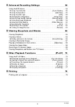 Preview for 5 page of Casio EXILIM EX-TR150 User Manual